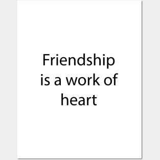 Friendship Quote 6 Posters and Art